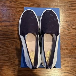 Keds x Alaina Marie Navy Lobster Slip-on Sneakers 7.5